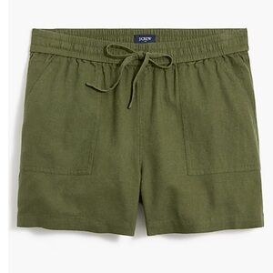 J. Crew Linen Blend Drawstring Shorts EUC